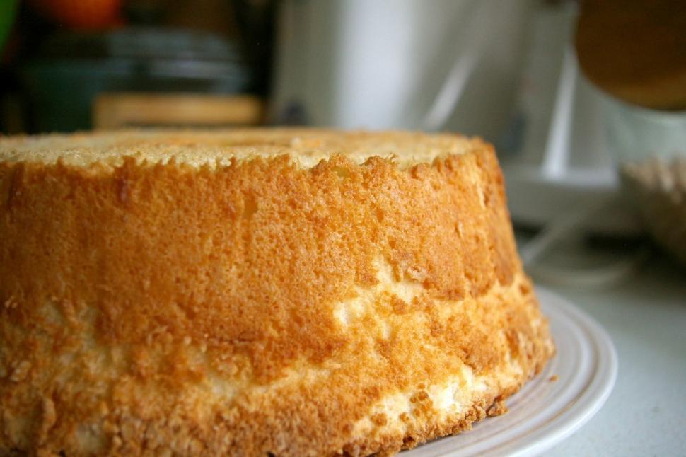 Free Image of Close Up of a Cake on a Plate 