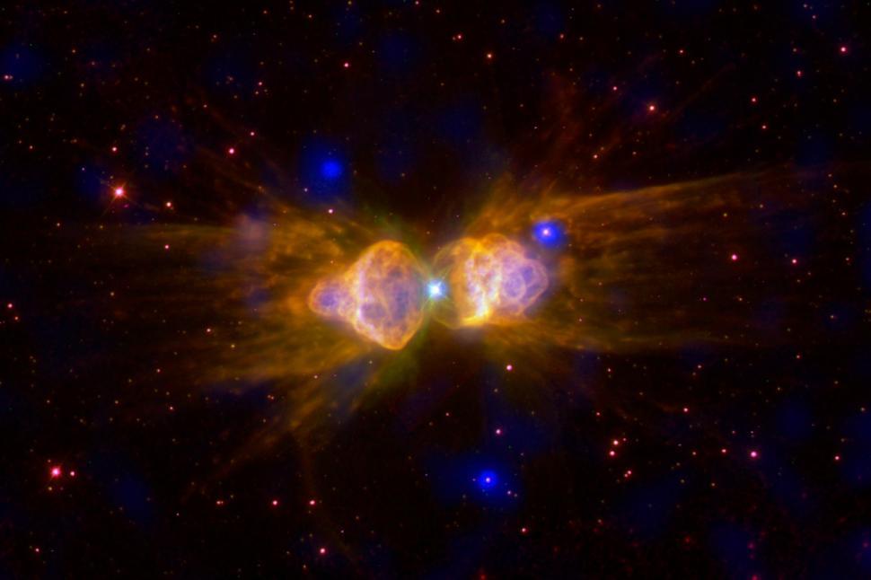 Free Image of Bright Star Shining in Night Sky 