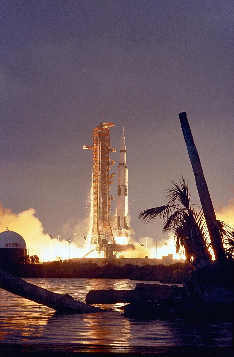 Free Image of Rocket Launching Into the Sky 
