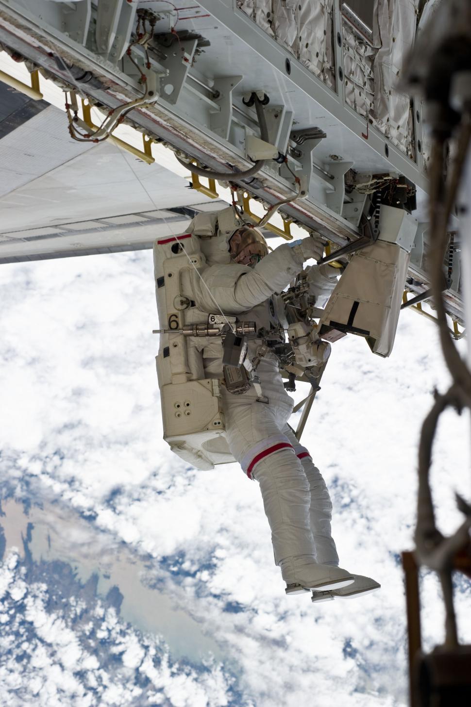 Free Image of Space Station Attached to Side of Building 