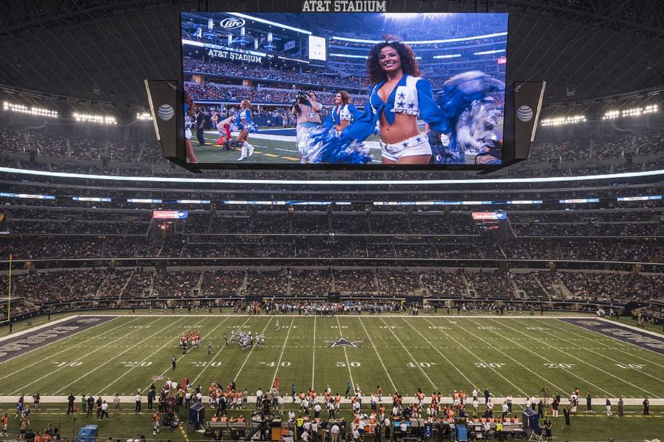 Free Image of Crowded Football Stadium During Match Day 
