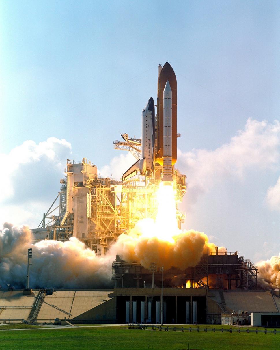 Free Image of Rocket Launching Into the Sky 