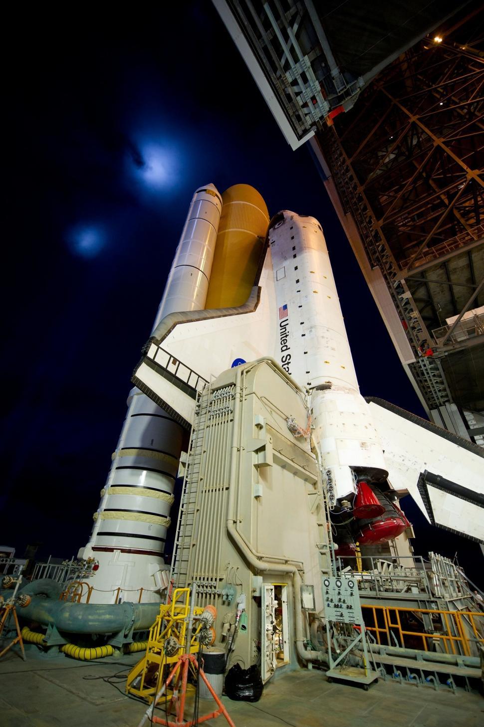 Free Image of Large White Rocket on Building 