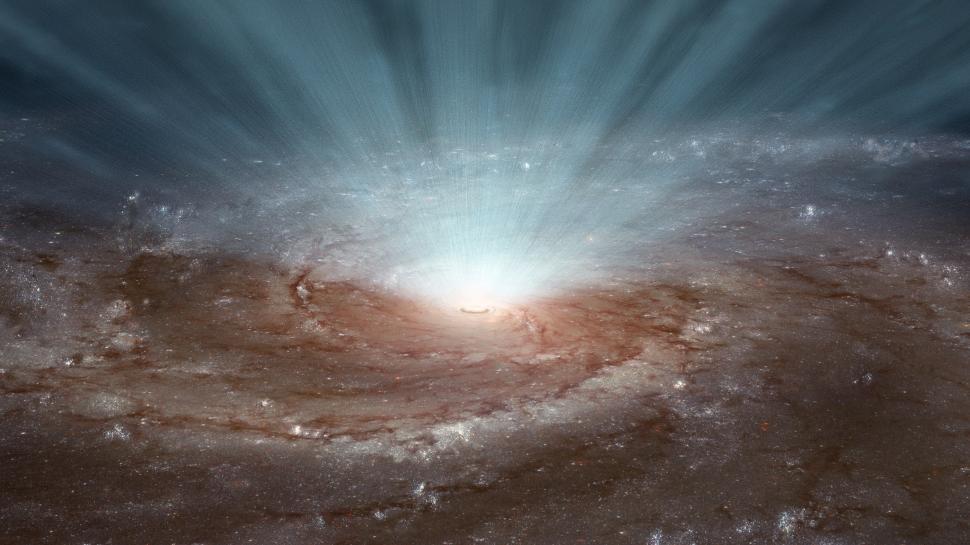 Free Image of Enormous Black Hole Captured in the Sky 
