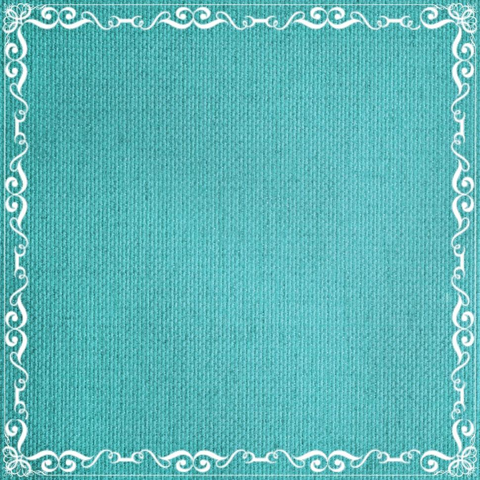 Free Image of Blue Rug With White Border 