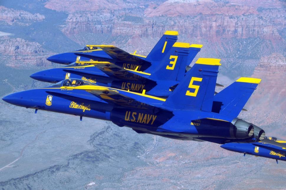 Free Image of Fighter Jets Flying Through the Sky 