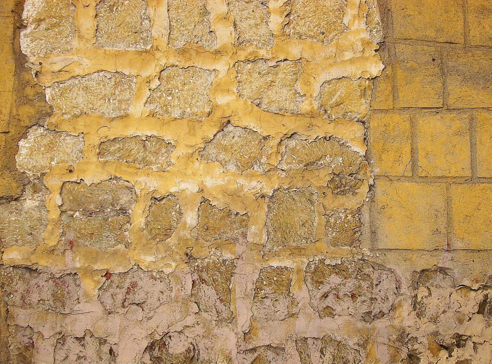 Free Image of Yellow Wall Texture 