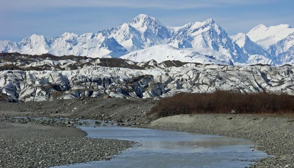 Free Image of Majestic Mountain Range With River 