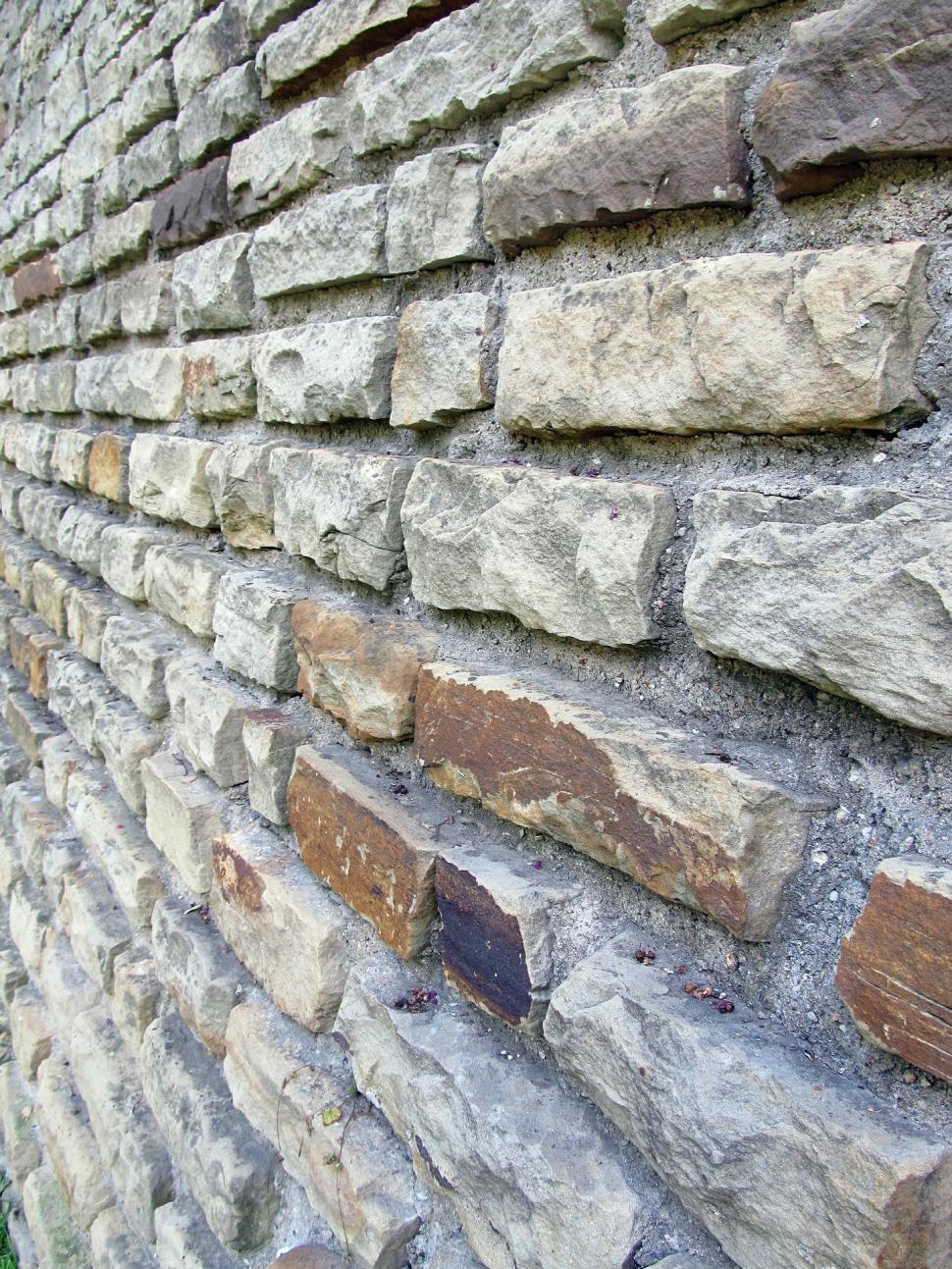 Free Image of Close Up of a Stone Brick Wall 