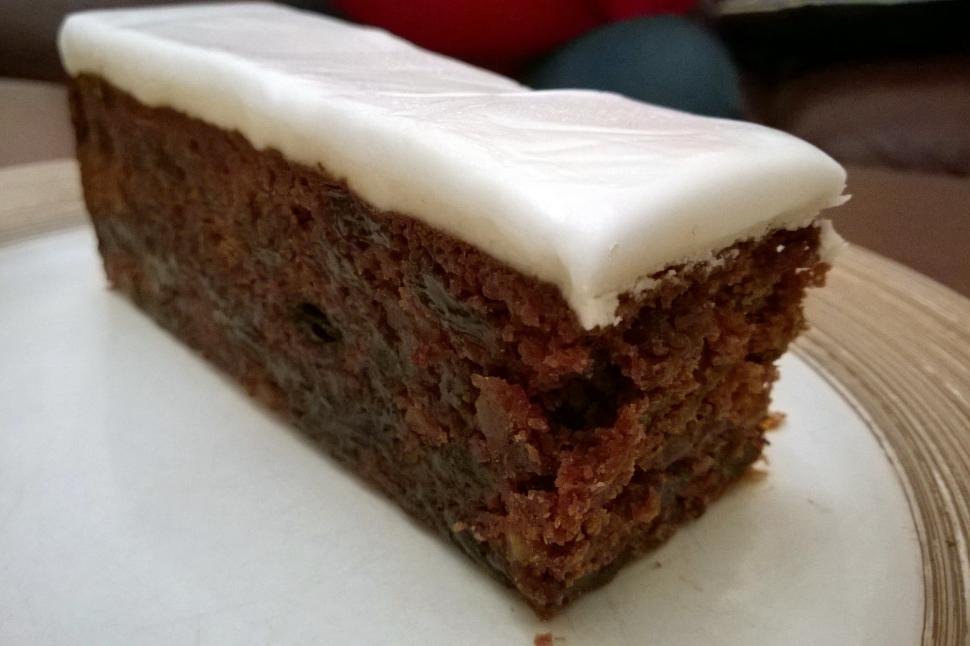 Free Image of Close Up of a Piece of Cake on a Plate 