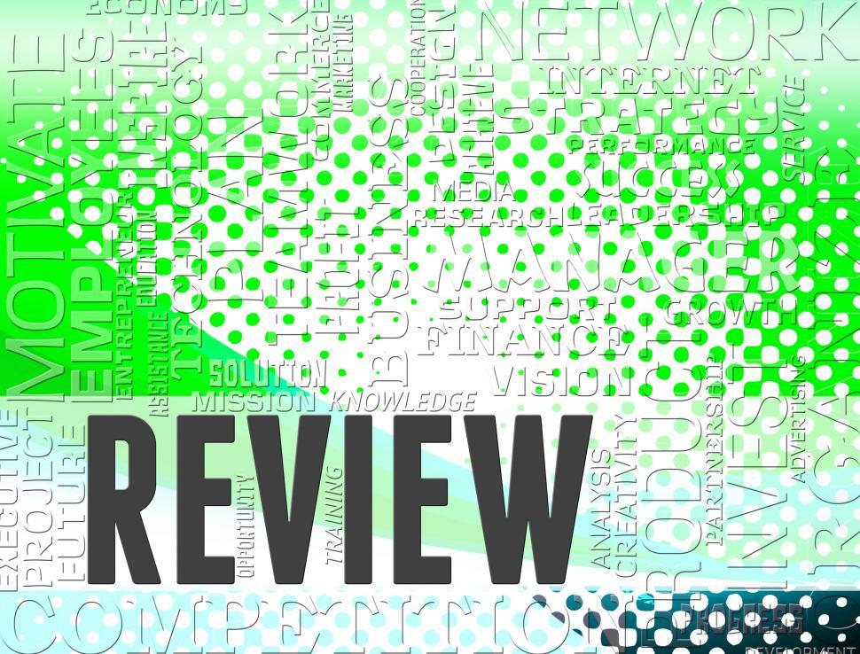 Free Image of Review Words Indicates Appraisal Assess And Reviews 