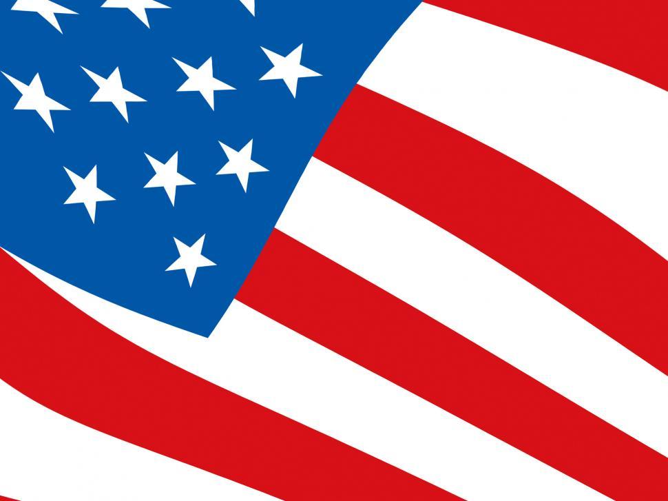 Free Image of American Flag Background Shows National Independence And Patriot 