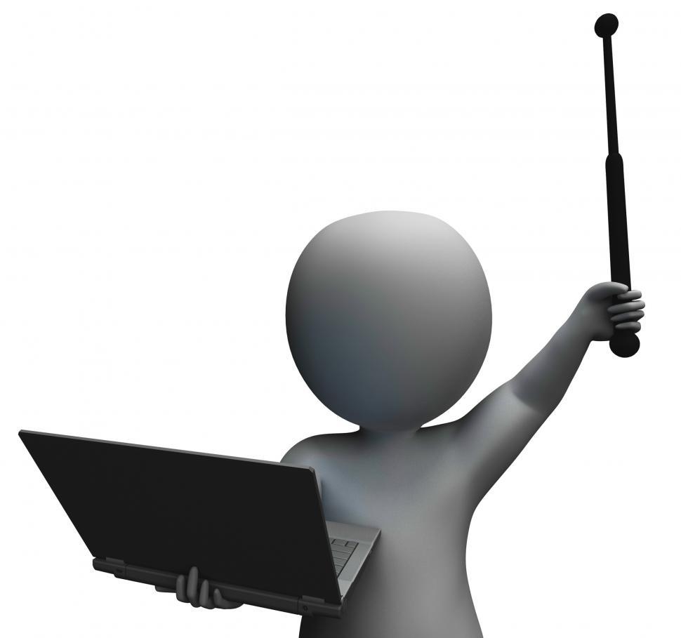 Free Image of Wifi Aerial Showing Wireless Connection 