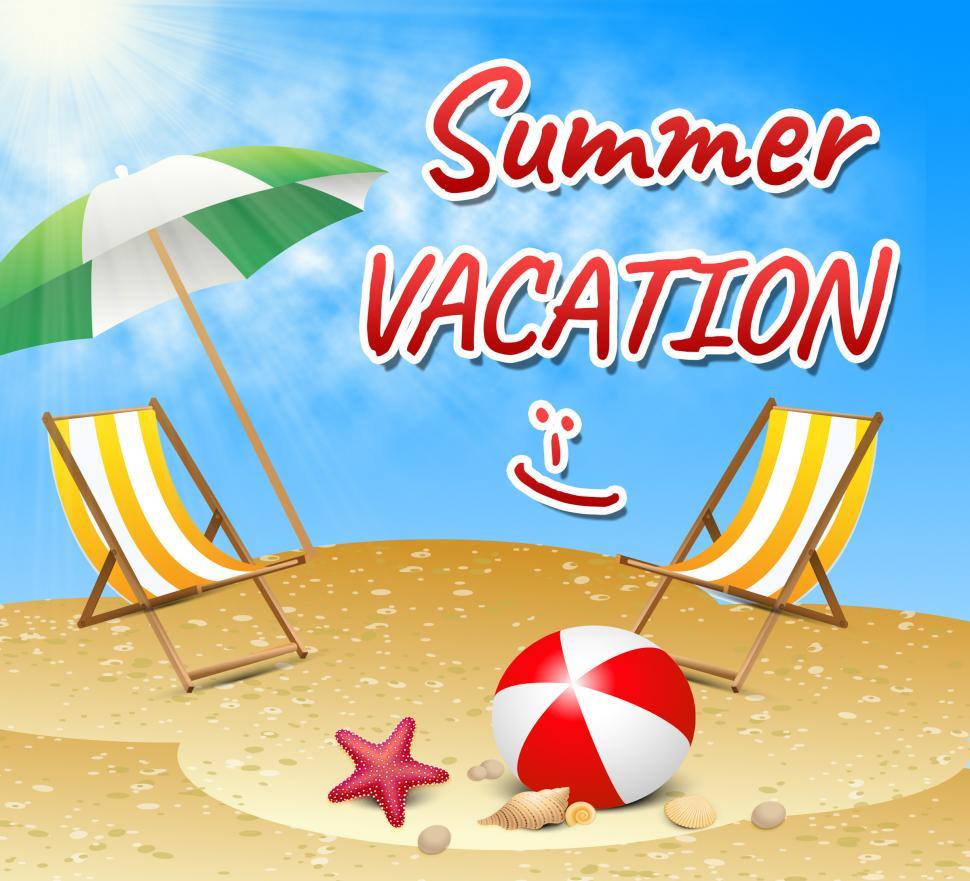 Free Image of Summer Vacation Shows Vacation Season Beach Getaway 