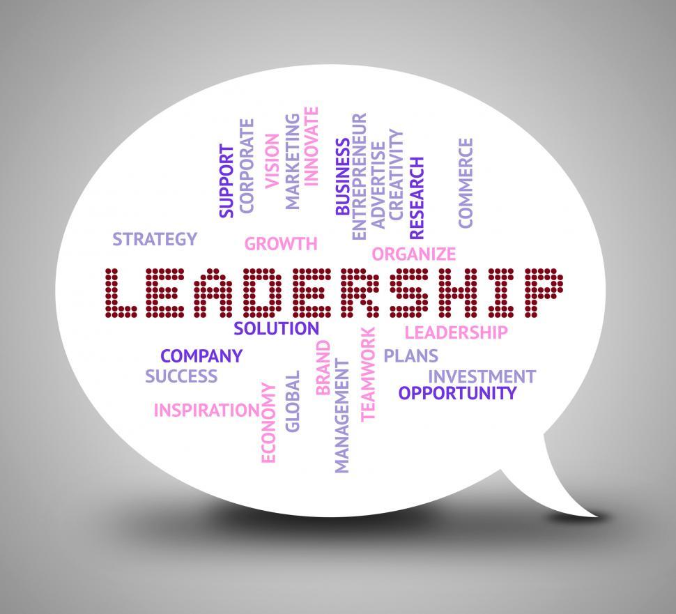 Free Image of Leadership Bubble Shows Command Authority And Management 