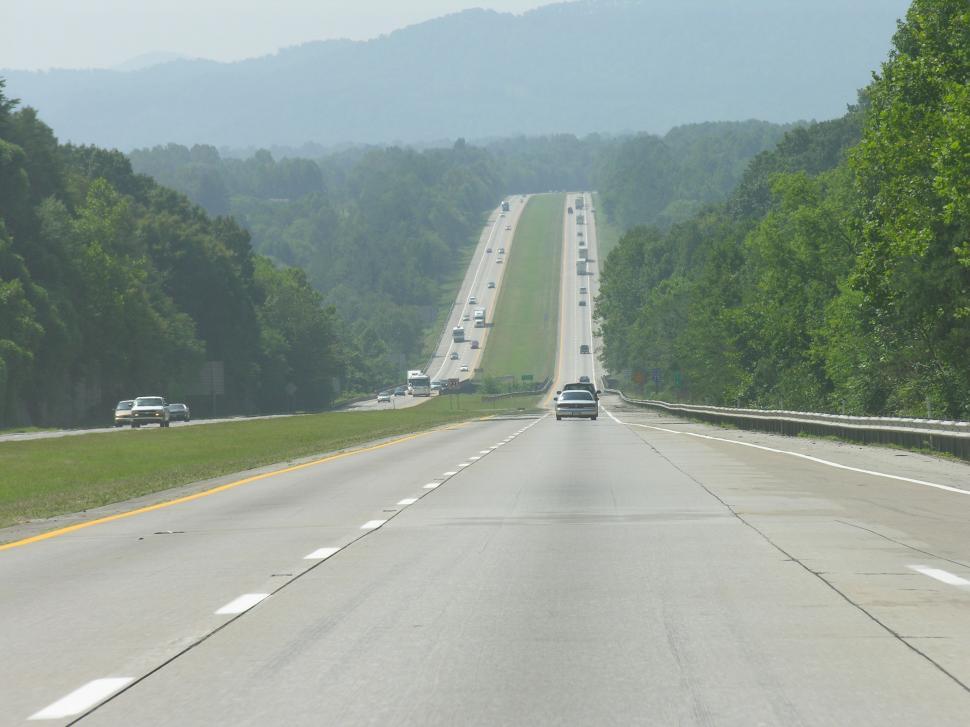Free Image of Driving on the highway 