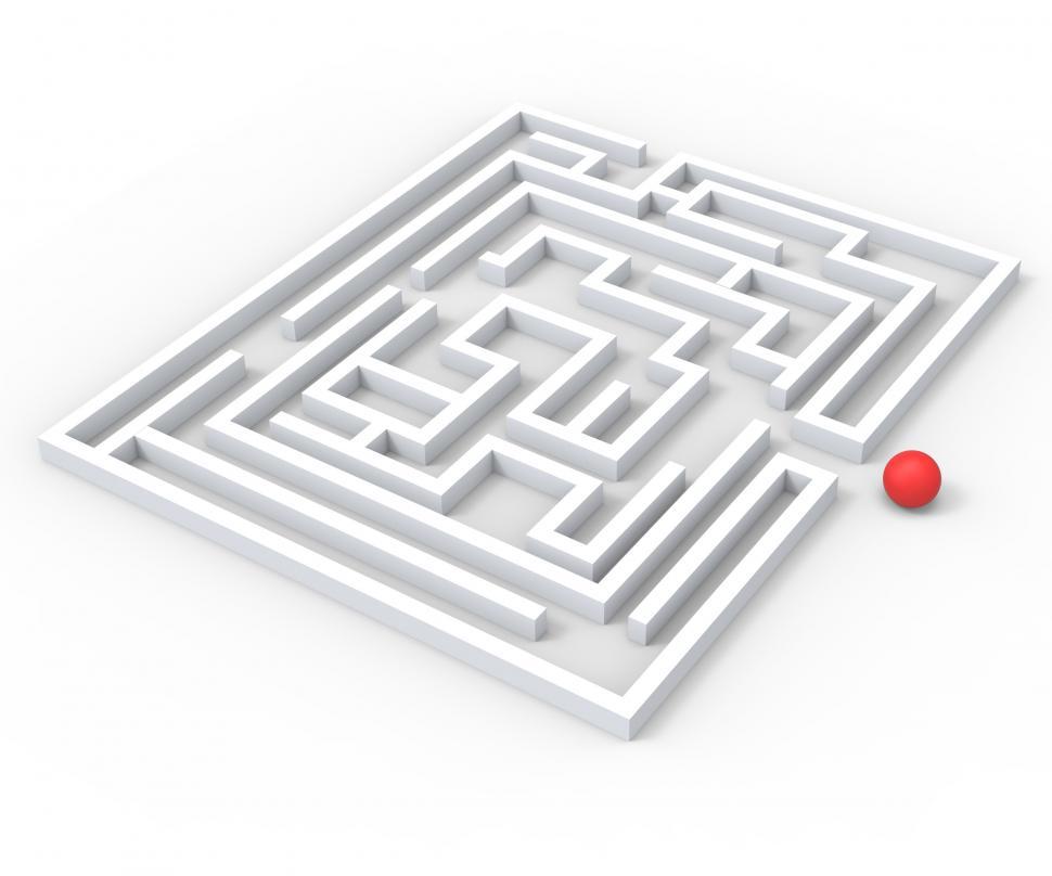 Free Image of Challenging Maze Shows Complexity And Challenges 