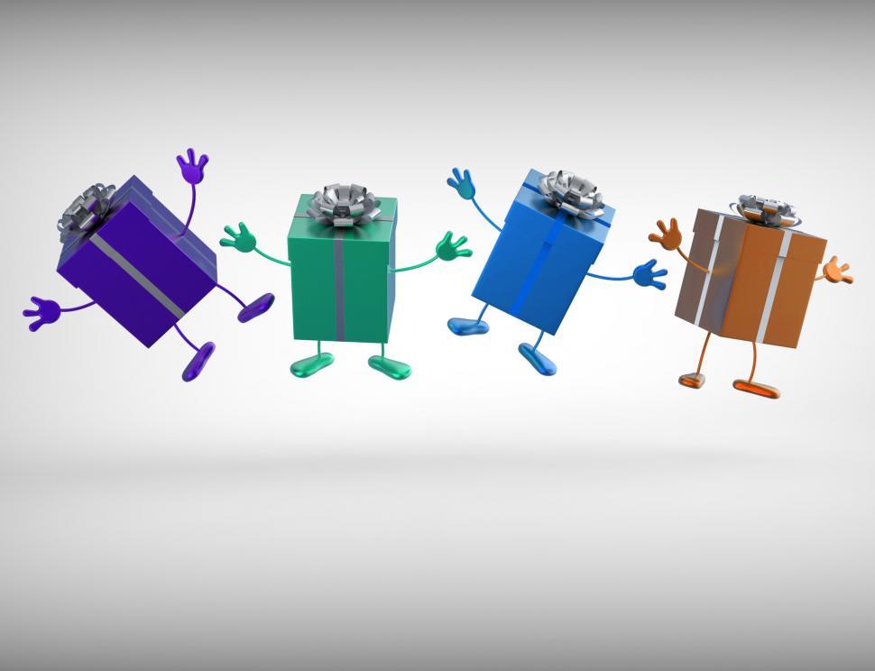 Free Image of Presents Mean Birthday Xmas Or Anniversary Gifts 
