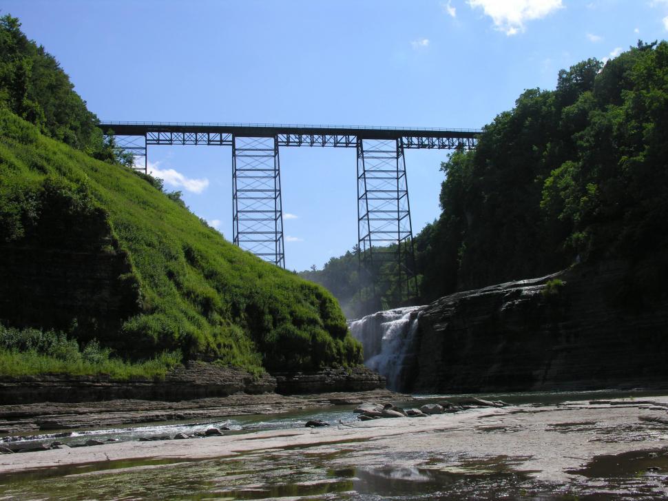 Free Image of Train Bridge 