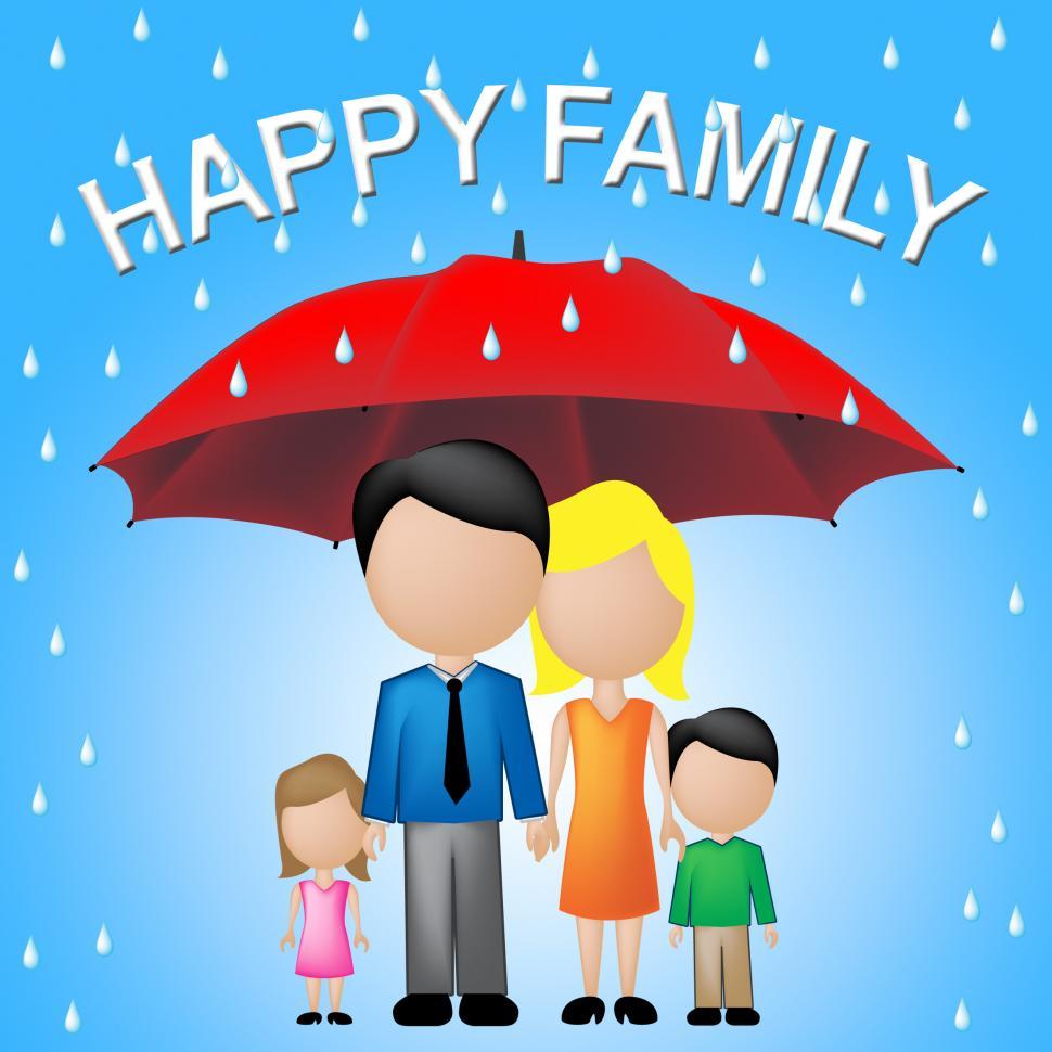 Free Image of Happy Family Indicates Parenting Joy And Fun 