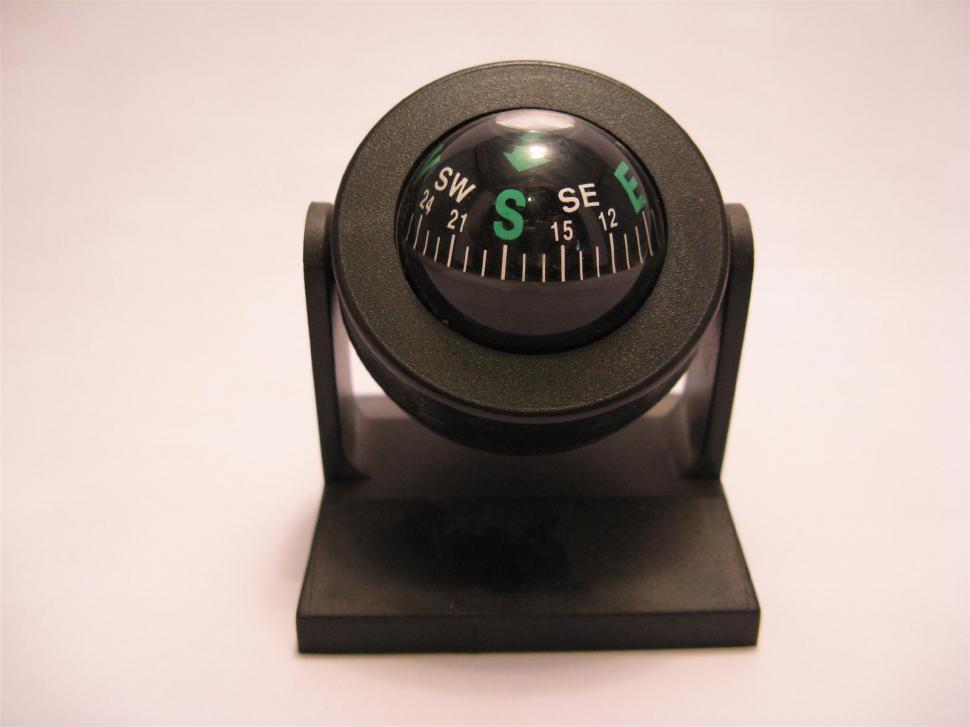 Free Image of Black Compass 