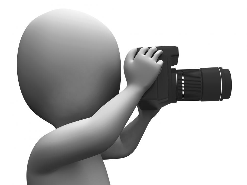 Free Image of Photo Character Shows Photographic Dslr And Photography 