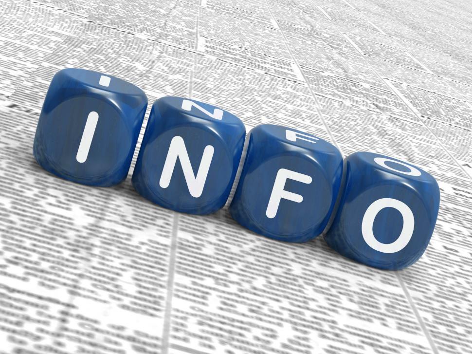 Free Image of Info Dice Mean Knowledge Data And Descriptions 