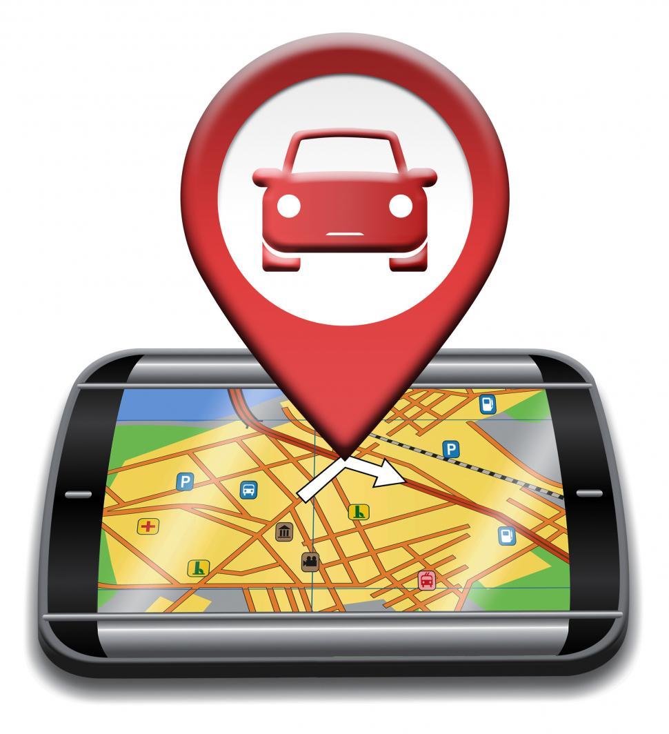 Free Image of Car Gps Indicates Navigation Auto And Automobile 