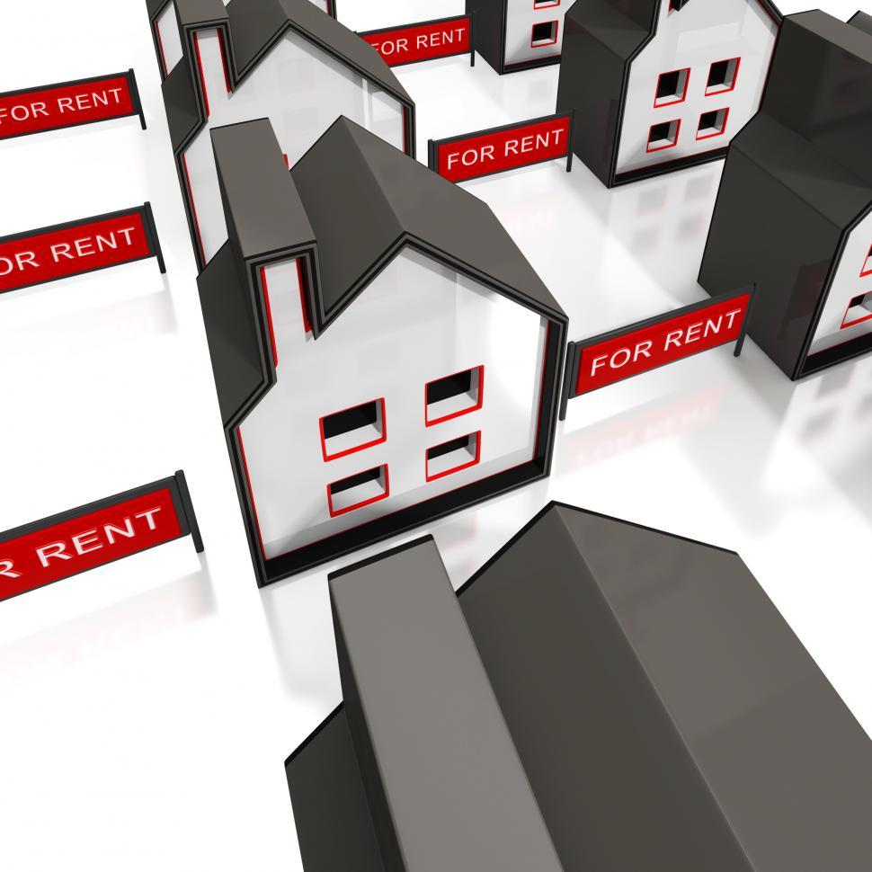 Free Image of House For Rent Sign Showing Rental 