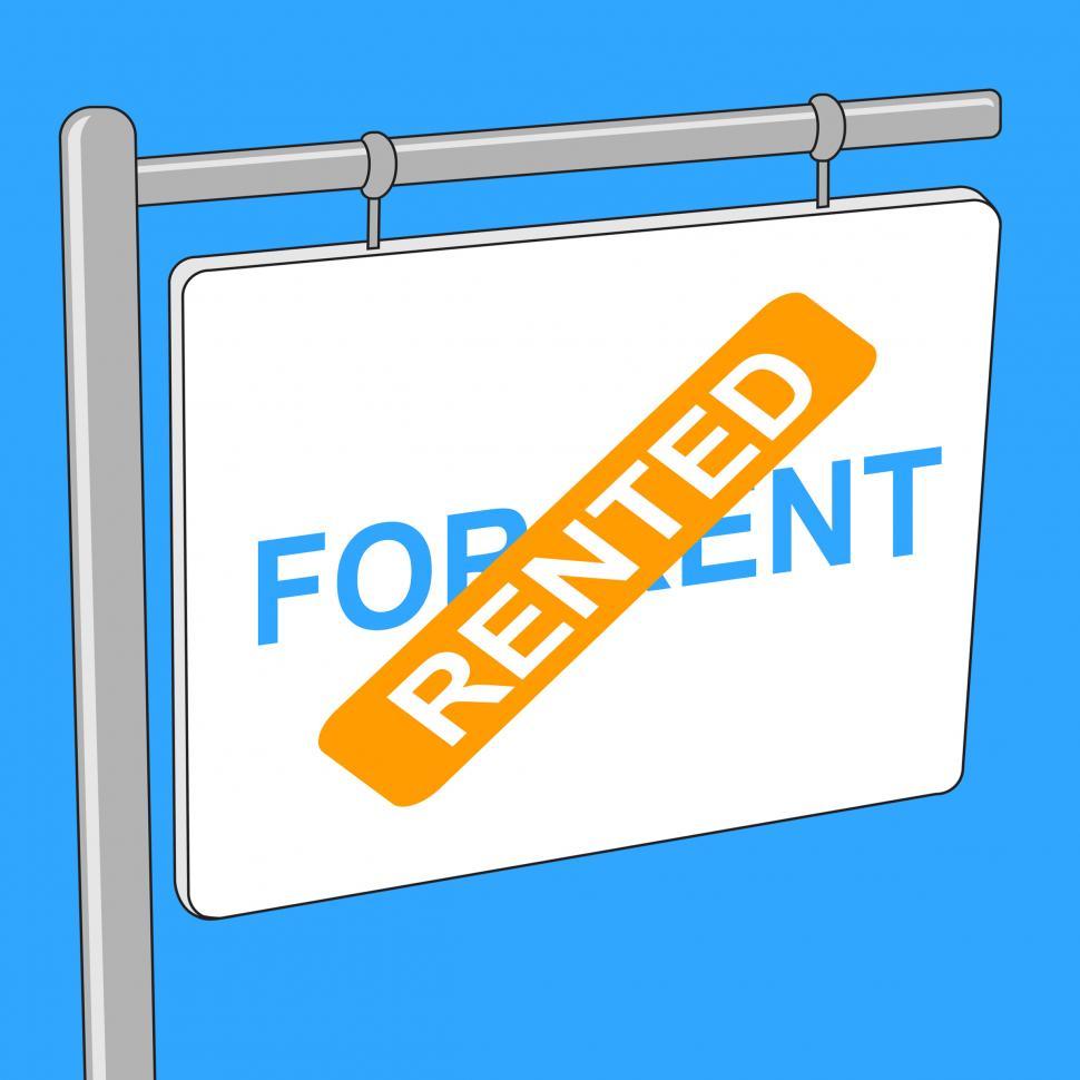 Free Image of House Rented Means For Lease And Board 
