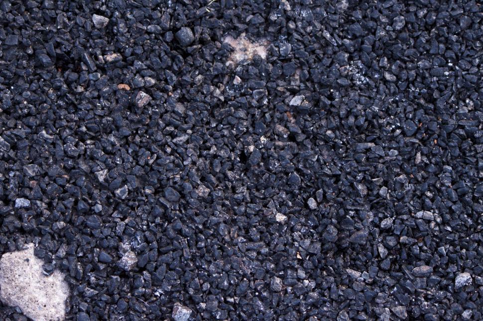 Free Image of Black and White Photo of Rocks and Gravel 
