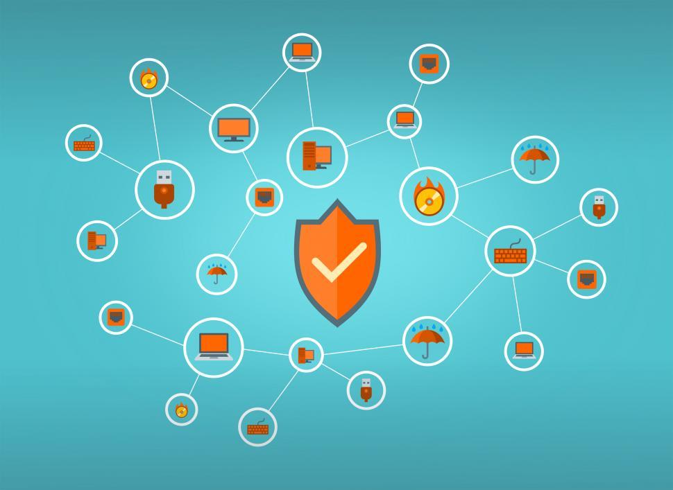 Free Image of Internet Security Concept - Safe and Secure Network 