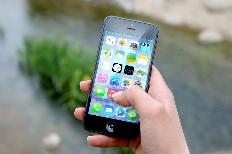 Free Image of Person Holding Iphone in Hand 