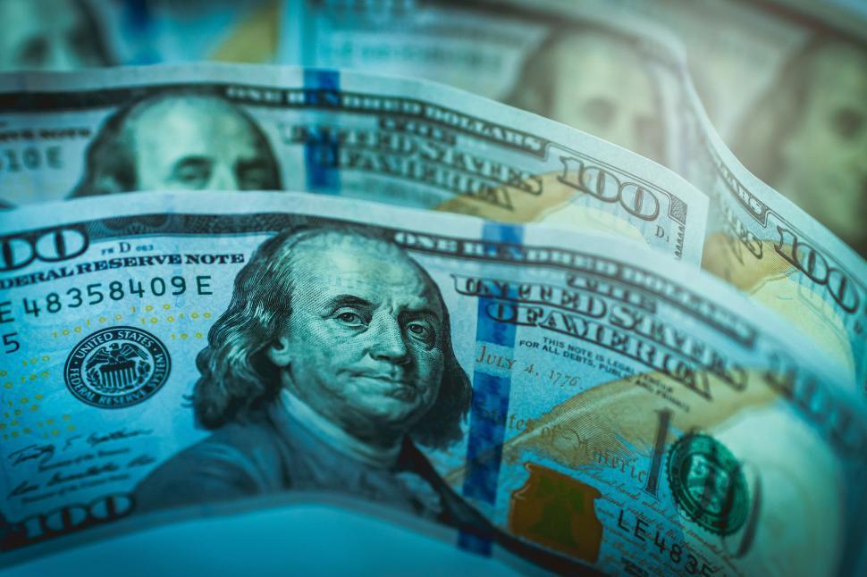 Free Image of Stack of Twenty Dollar Bills 