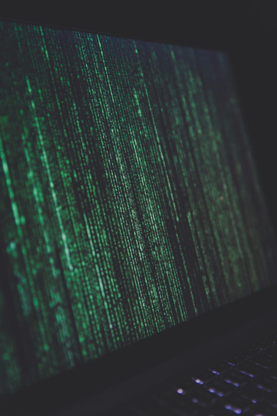 Free Image of Close Up of a Laptop With Green Screen 
