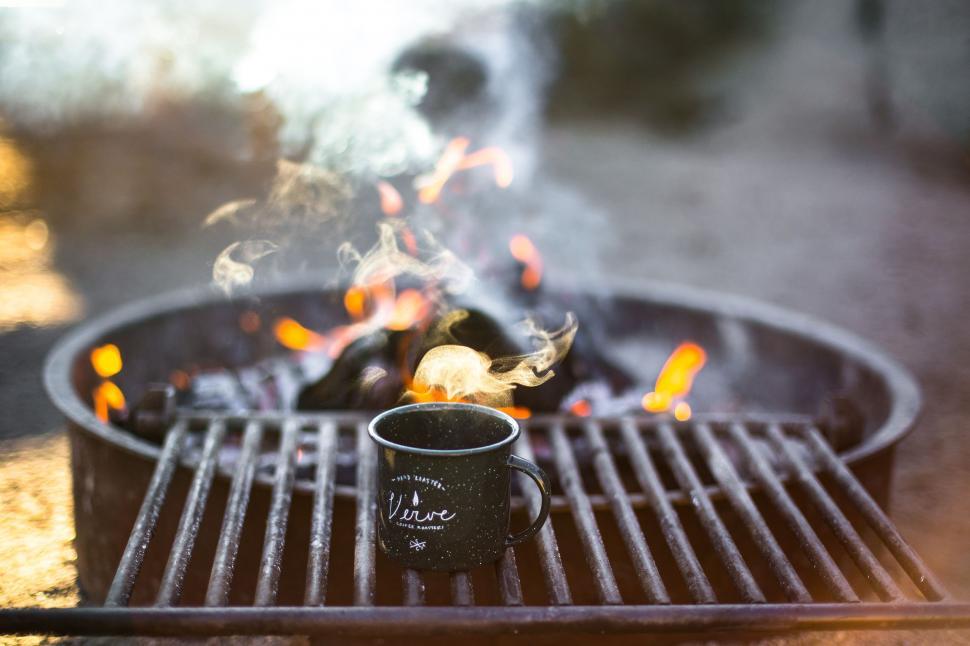 Free Image of Grill Cooking Various Foods 