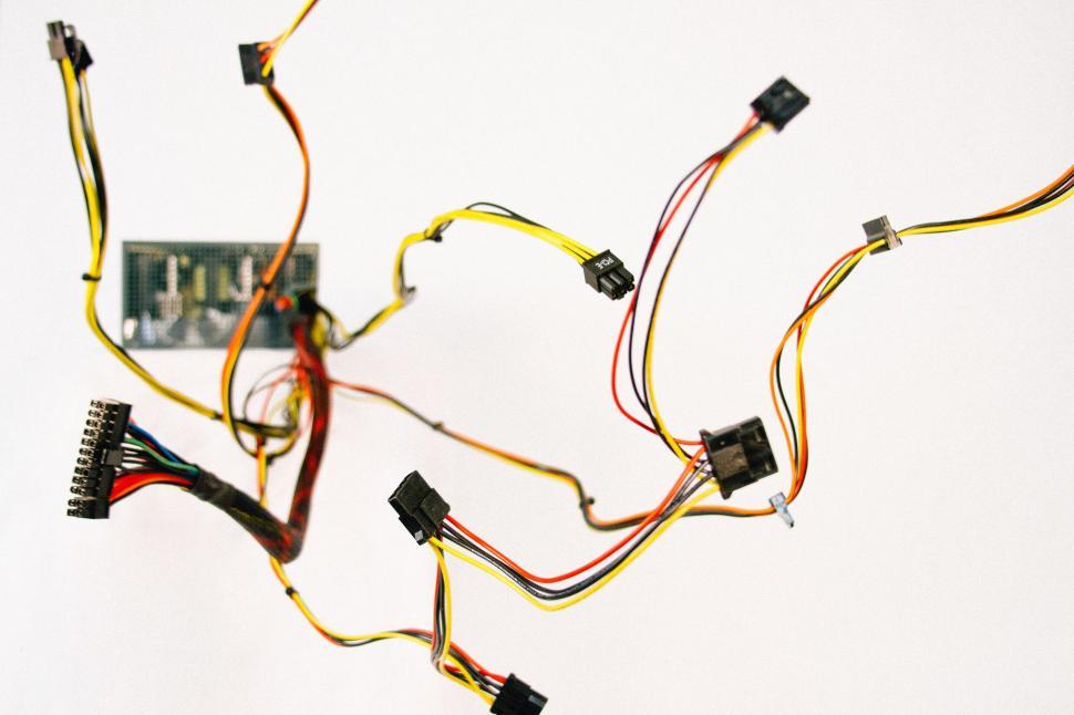 Free Image of Interconnected Network of Wires 
