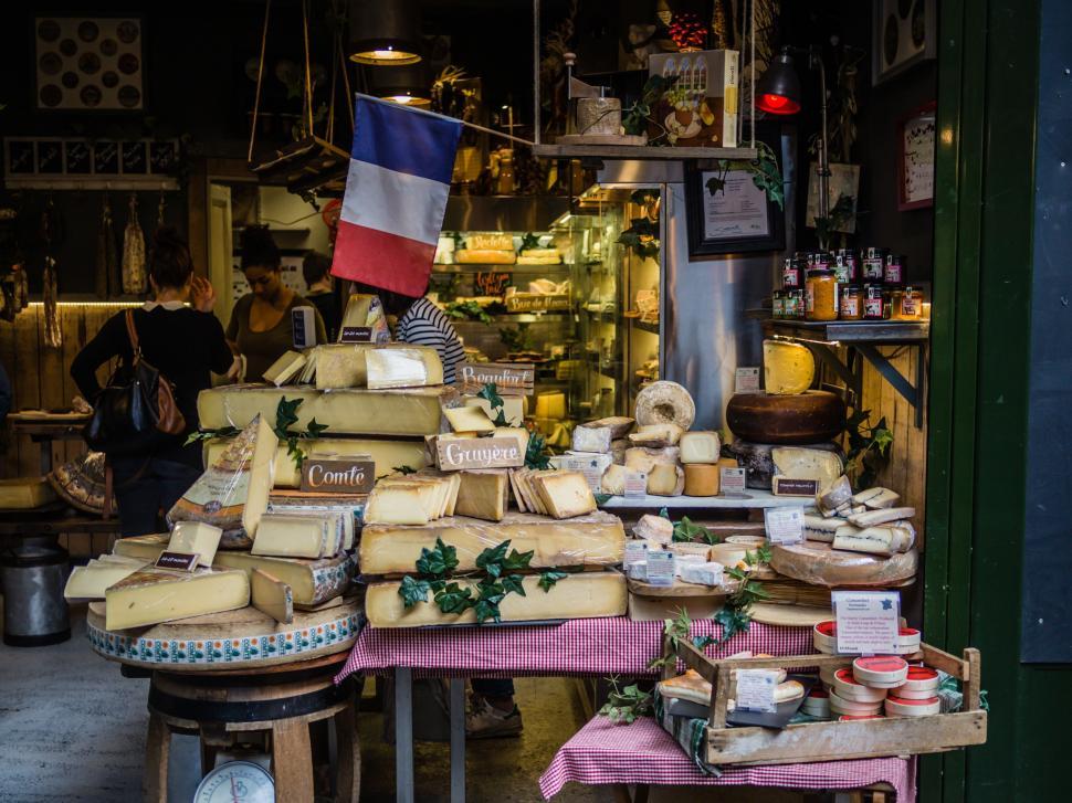 Free Image of Abundant Cheese Spread on Table 
