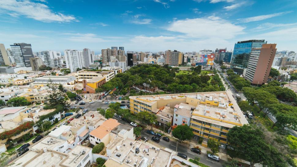 Free Image of Aerial View of a City With Tall Buildings 