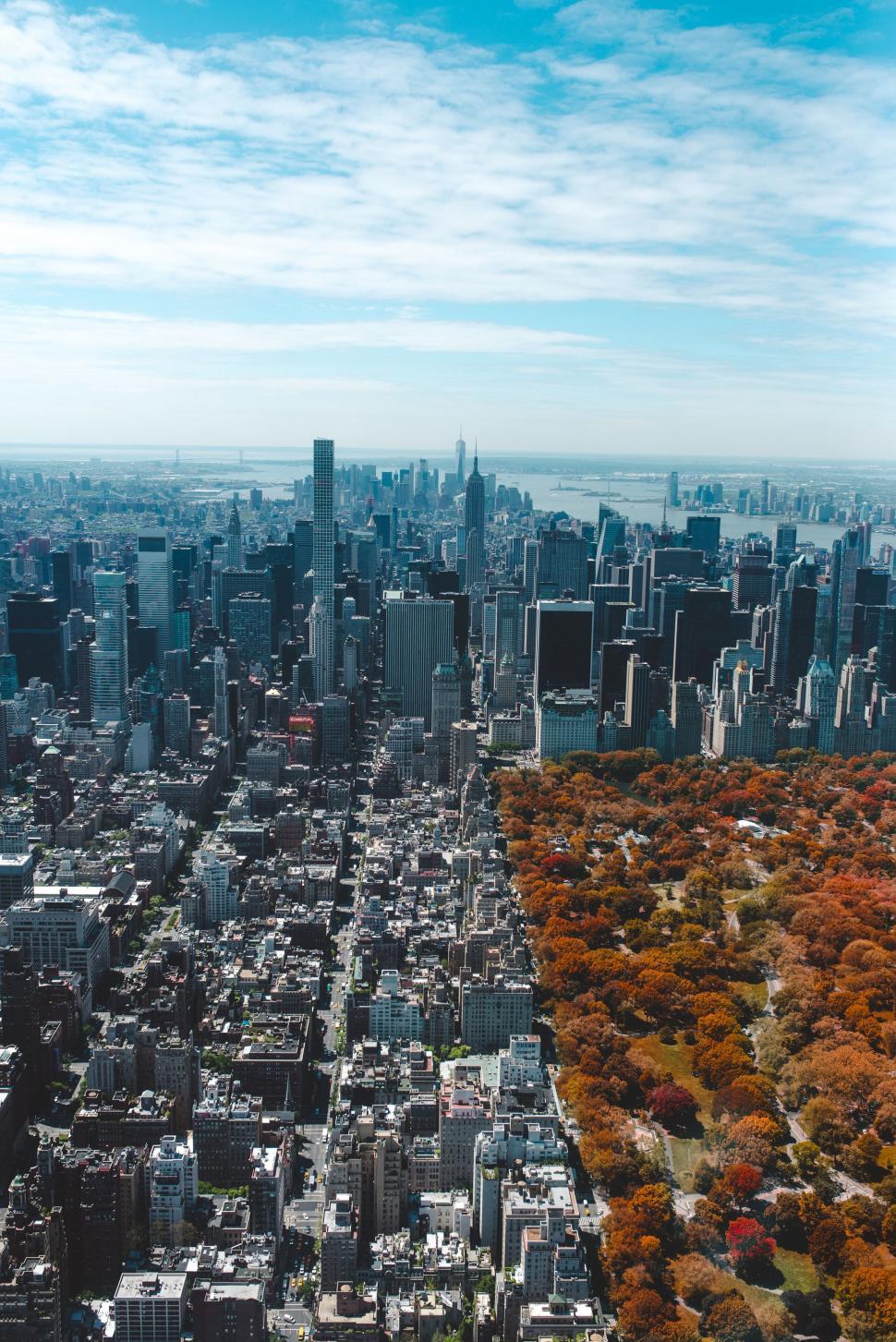 Free Image of Aerial View of a City With Tall Buildings 