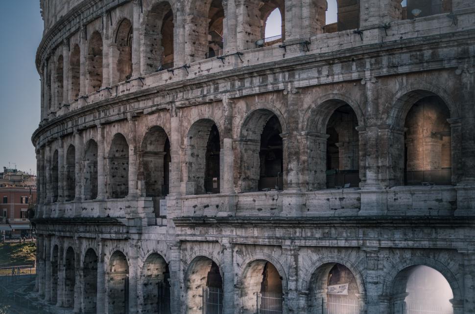 Free Image of Ancient Colossal Statue Toppling Over 