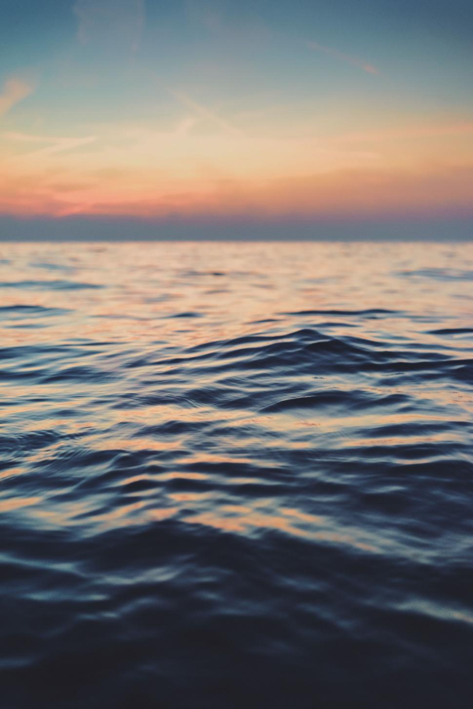 Free Image of Water Body With Sky Background 