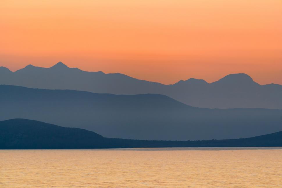 Free Image of Majestic Mountains and Large Body of Water 