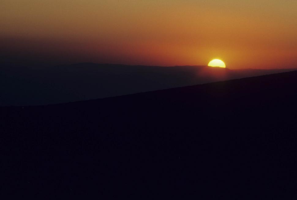 Free Image of Dark sunset 
