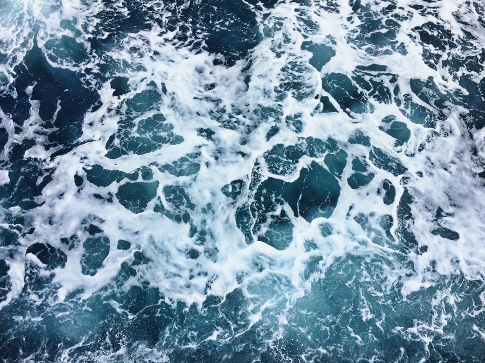 Free Image of Aerial View of a Body of Water 