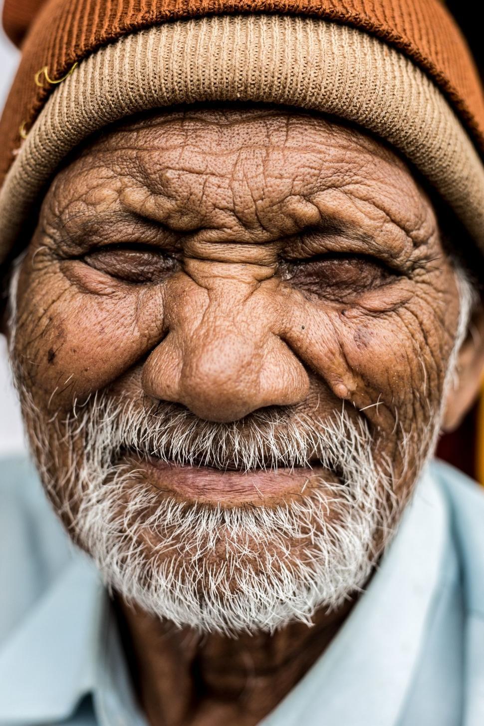Free Image of Elderly Man Wearing Hat 