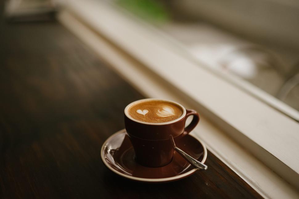 Free Image of Coffee Cup On Saucer 