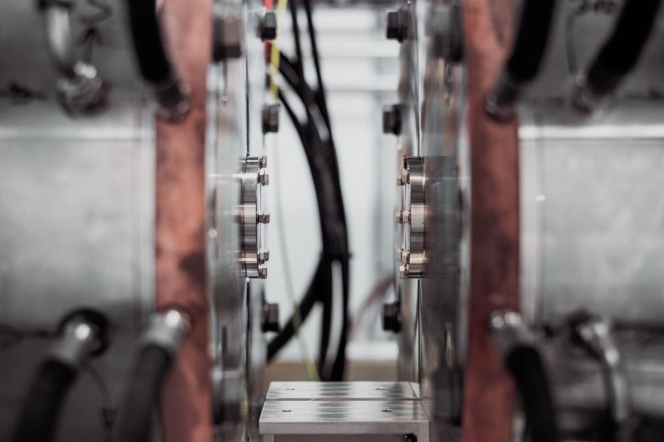 Free Image of Machine With Wires Inside 