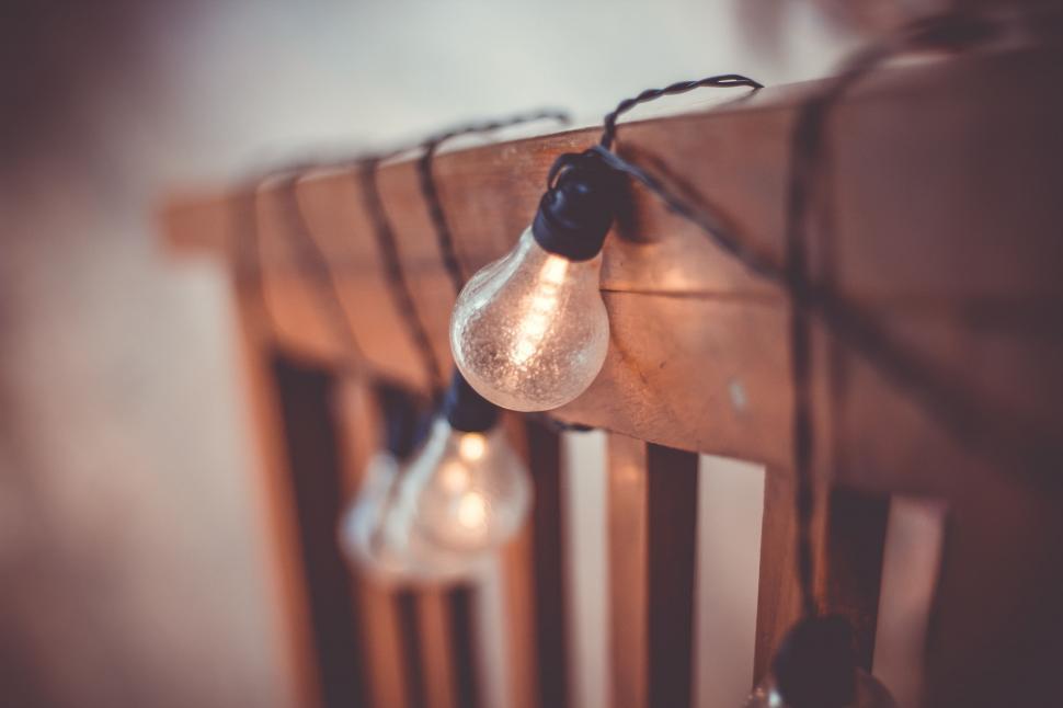 Free Image of Array of Lights on Wall 