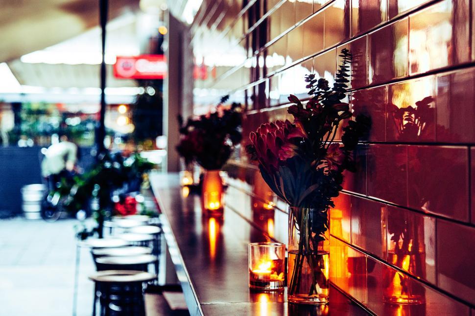 Free Image of A Bunch of Candles on a Wall 